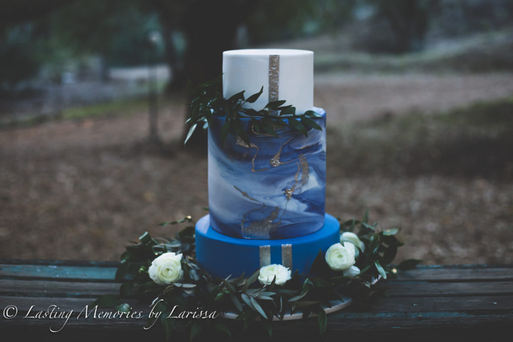 blue rustic styled shoot